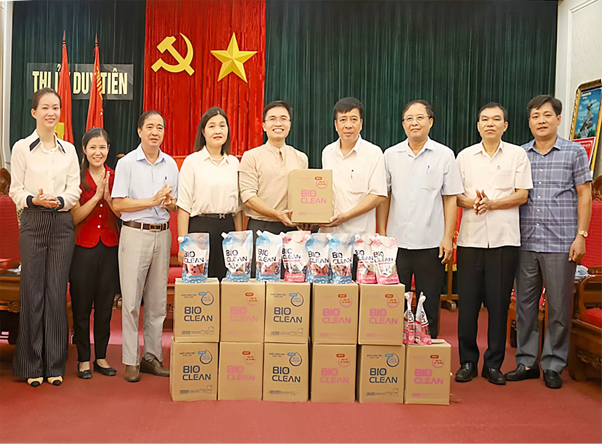 BIOTECH GÓI YÊU THƯƠNG CHUNG TAY HỖ TRỢ ĐỒNG BÀO TẠI QUÊ HƯƠNG HÀ NAM